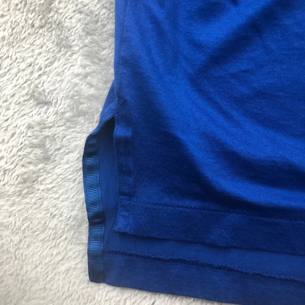 Polo Golf Ralph Lauren Blue Polo Shirt Men's Medium MH 1926‎ Embroidered